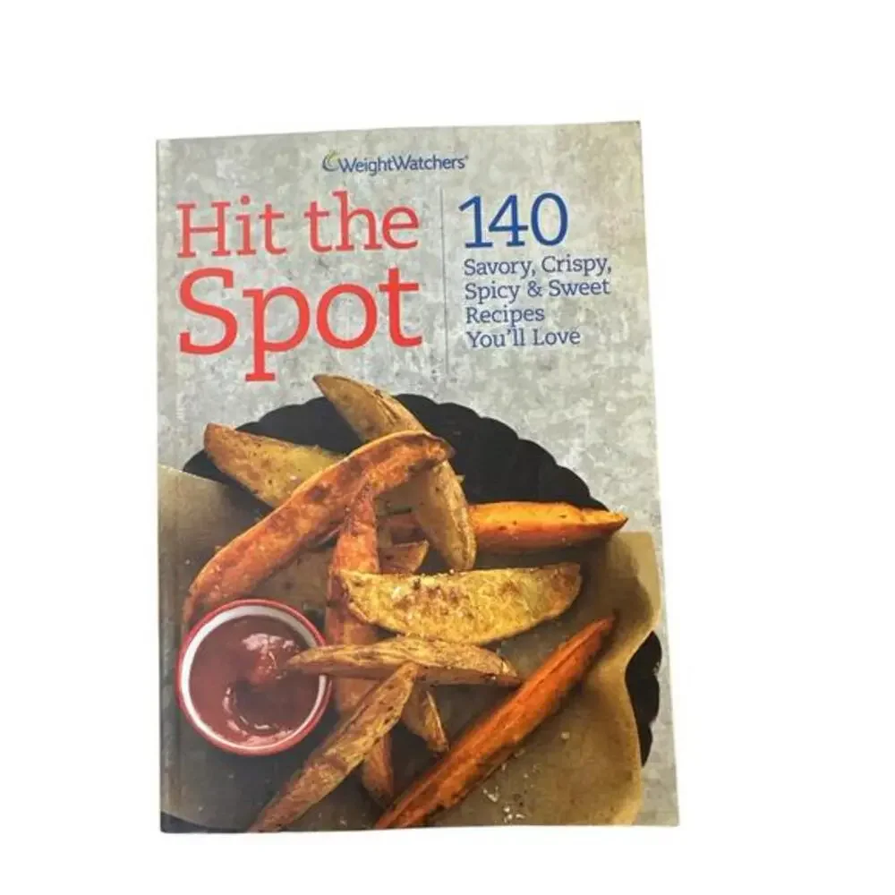 Cookbook Weight Watchers Hit the Spot cookbook.  It contains 140 savory, crispy,